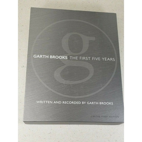 GARTH BROOKS The First Five Years The Anthology Part I Book & 5 CDs Complete - Picture 1 of 12